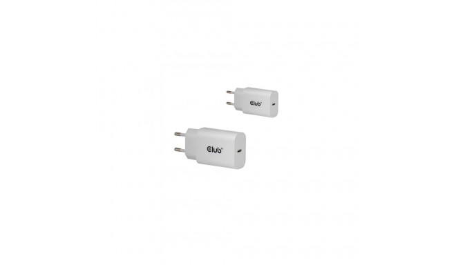 CLUB3D 2-Pack USB C Charger 30 Watt Whit