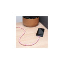 CLUB3D USB-C® Beaded Cable Pink