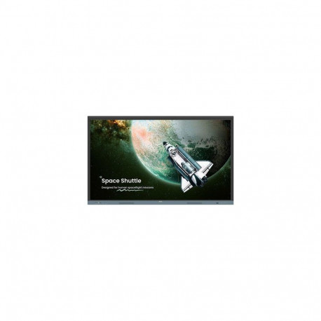 BenQ RE6504 Interactive flat panel 165.1 cm (65") 450 cd/m² 4K Ultra HD Black, Grey Touchscreen