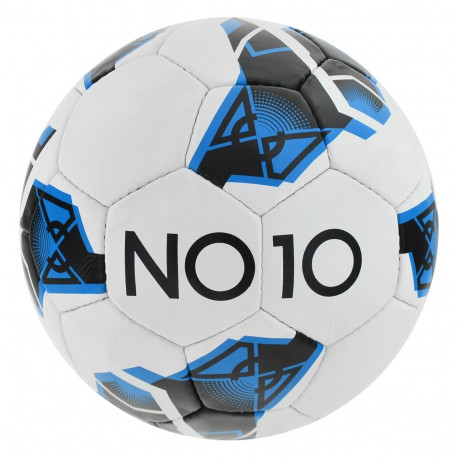 Piłka nożna NO10 Master biało-niebieska 3