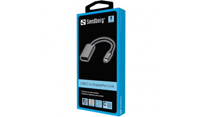 Adapter Sandberg USB-C - DisplayPort Link