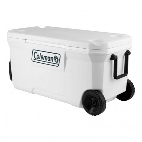 100QT Marine Cooler ratastega 90l valge termokast -
