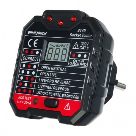Ermenrich Zing ST40 Socket Tester