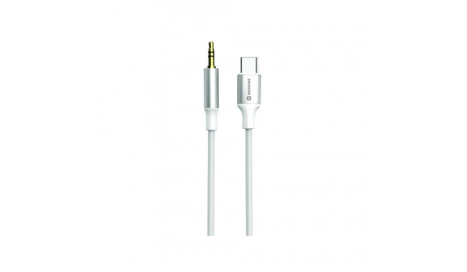 Swissten Audio Adapter Textile USB-C - 3.5mm Jack Cable 1.5m