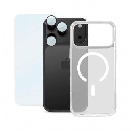 Roobix 3-in-1 Combo Kit for iPhone 17 Pro (MagSafe case + glass + lens protection)