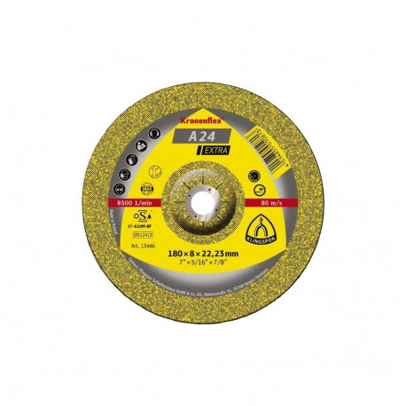 GRINDING DISCS 125X6X22.23 MM A 24 EX