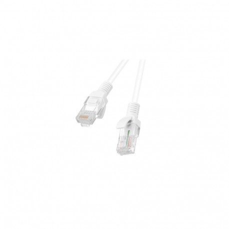 PATCHCORD CAT.5E UTP 10M WHITE FLUKE PASSED LANBERG