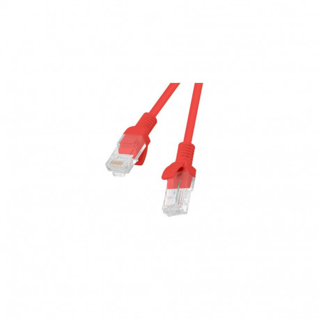 PATCHCORD CAT.5E UTP 3M RED FLUKE PASSED LANBERG