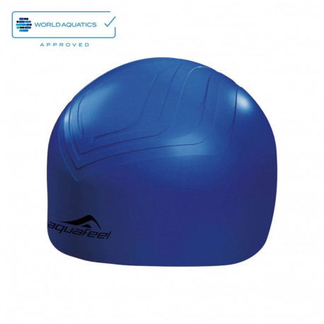 Silicone swimming cap AQUAFEEL SpeedBlue RaceCap 30405 50 blue FINA