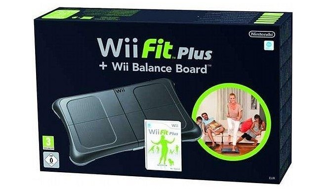 Nintendo Wii игровой комплект Fit Plus/Balance Board, черный