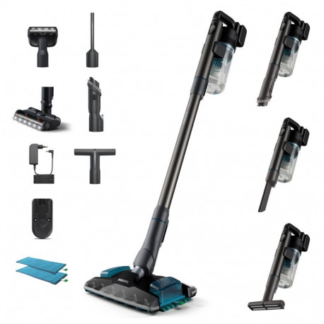 Philips XC8055/01 Aqua Plus Vacuum cleaner, Handstick, Cordless, Black