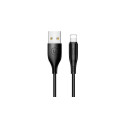 USAMS Apple Lightning 2A Charge 1m Cable Black