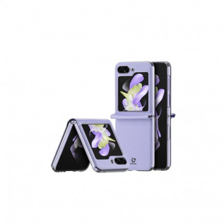 Dux Ducis Samsung Galaxy Z Flip5 5G Flip Leather Case Wallet Purple
