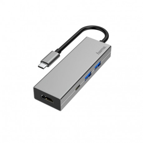 Adap. Hama USB-C pistik -> 2xUSB-A/USB-C/HDMI