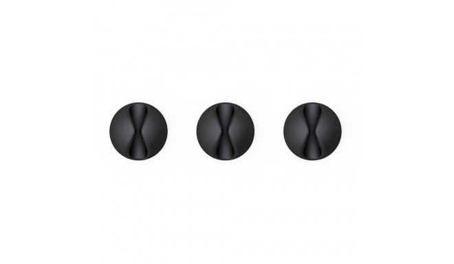 Bluelounge CableDrop 6 tk komplekt, must