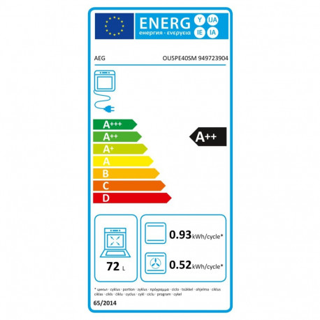 AEG KOMBI3026P Oven Set Pyrolyse