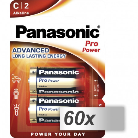 Panasonic patarei Pro Power LR 14 Baby 60x2tk