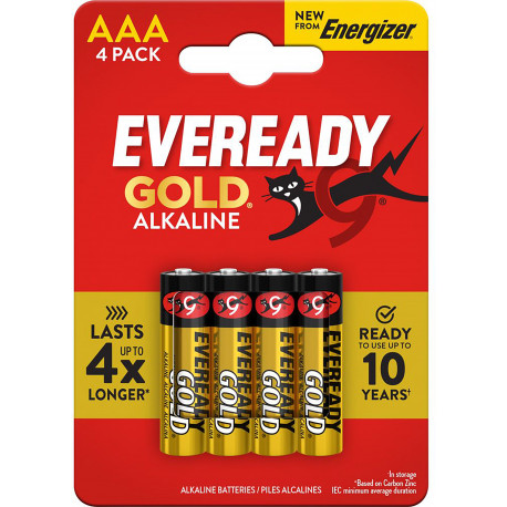 Energizer battery Eveready Gold AAA CP4