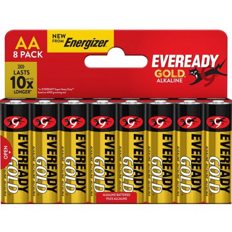 Energizer battery Eveready Gold AA DHP8