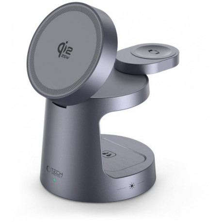 Tech-Protect wireless charger A48 3in1 25W, grey