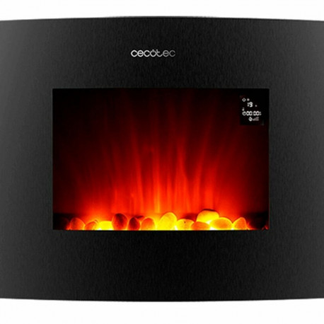 Decorative Electric Chimney Breast Cecotec Ready Warm 2650 Curved Flames Connected Black 1000 - 2000