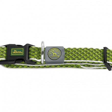 Dog collar Hunter Basic Thread Lime 20