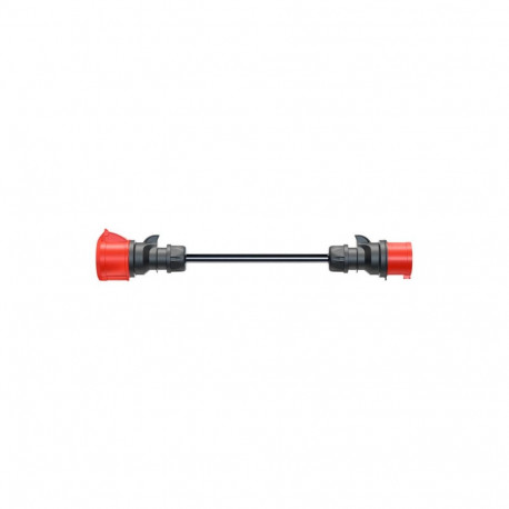 go-e adapter for Gemini flex 22 kW, CEE red three-phase current 32A > CEE red 16A (black, 30cm)