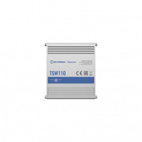 Switch|TELTONIKA|TSW110000000|Switch type Unmanaged|Switch layer L2|5xRJ-45 ports|RJ-45 Ports Type G