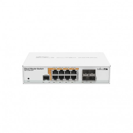 NET ROUTER/SWITCH 8PORT 1000M/4SFP CRS112-8P-4S-IN MIKROTIK