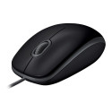 LOGITECH B110 Corded Mouse - SILENT - BLACK - USB - B2B