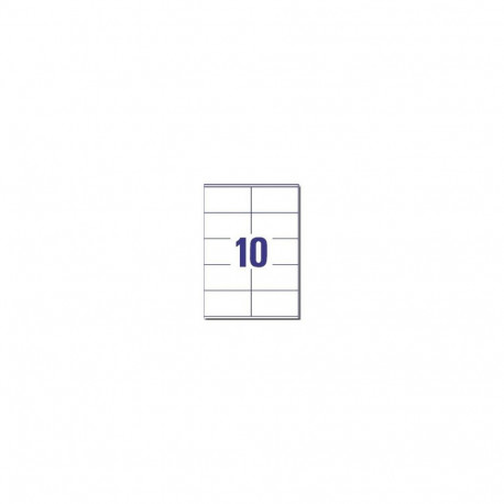 Label, ILC, 105x57 mm, VICTORIA PAPER, 1000 labels/package