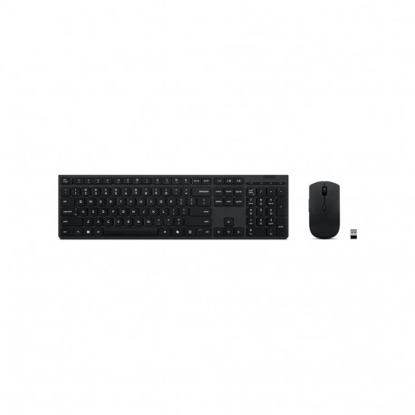 LENOVO Professional Wireless Rechargeable Keyboard and Mouse Combo AI US Euro w/copilot button