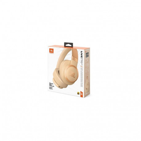 JBL LIVE 770NC Bluetooth Wireless On-Ear Headphones Sandstone EU - ONLY BOX DAMAGE