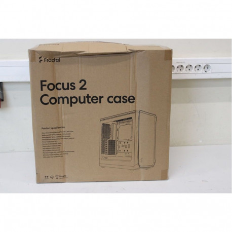 Fractal Design SALE OUT. | Focus 2 | Side window | RGB Black TG Clear Tint | Midi Tower | DAMAGED PA