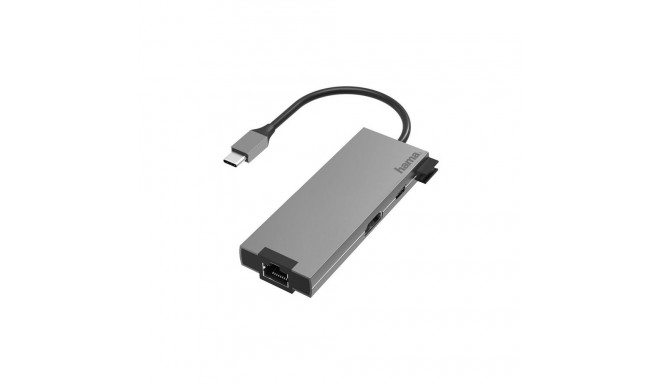Adap. Hama USB-C pistik -> 2xUSB-A/USB-C/HDMI/LAN