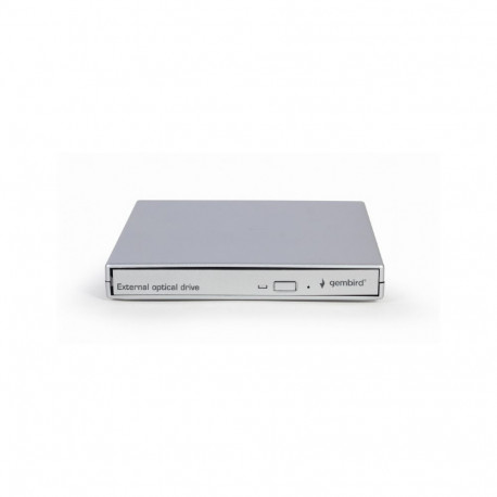 Gembird External USB DVD drive | DVD-USB-021-SV | Interface USB 2.0 | CD/DVD | CD read speed 24 x | 