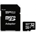 Silicon Power memory card microSDHC 32GB Class 6 + adapter