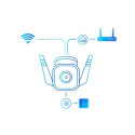 Network Camera - TP-LINK TC65 3MP, Motion Detection, IP66 Weather Resistant
