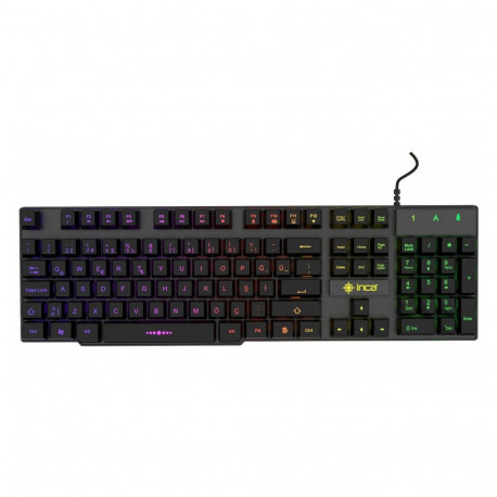 Incase mänguklaviatuur IKG-446 RGB Saksa paigutus, vikerkaar retail