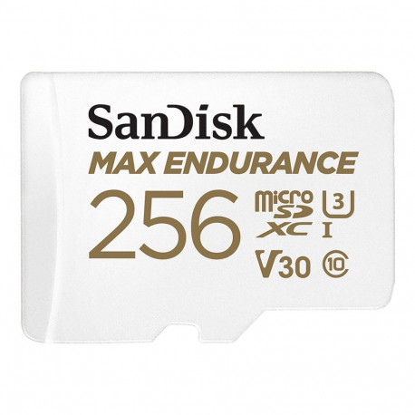 SanDisk 256GB Max Endurance MicroSDXC mälukaart 100MB/s + adapter