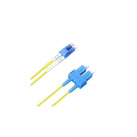 AFL Patchcord Premium LC - SC G.657A1 Yellow LSZH 2F 2.0mm ZDPX (Short Boot) 1M