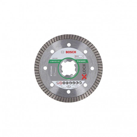 Bosch X-LOCK DIA Cutting Disc Turbo 115mm - 2608615131