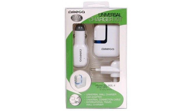 Omega universal travel charger kit (41225)