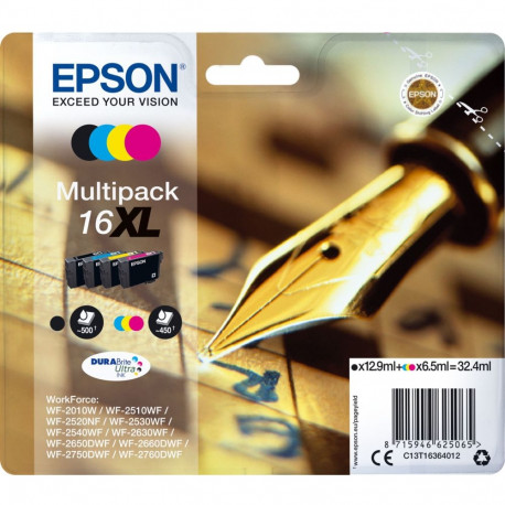 Epson Ink No 16XL Epson16XL Epson 16XL Multipack (C13T16364012)