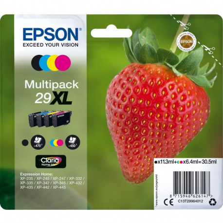 Epson 4 värvi tindikassettide multipakk nr 29XL (C13T29964012)