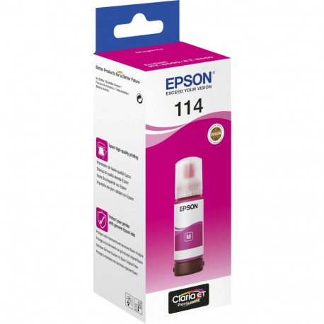 Epson Ink 114 EcoTank Magenta (C13T07B340)