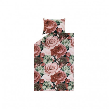 voodipesukomplekt vintage roos satiin 140x200