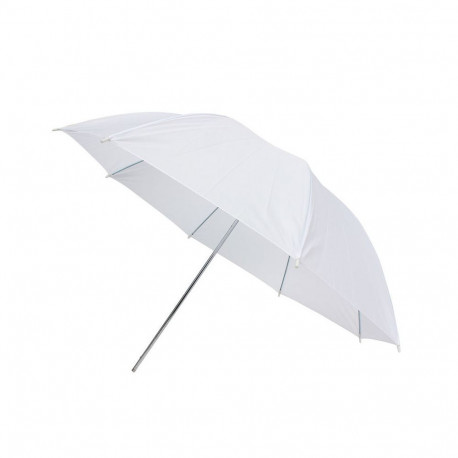 Caruba Flitsparaplu Transparant Wit 100cm