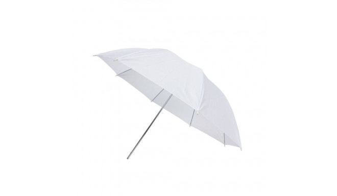 Caruba Flitsparaplu Transparant Wit 100cm