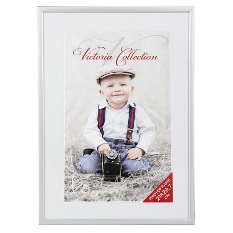 Foto rāmis Aluminium 21x30, sudraba matēts